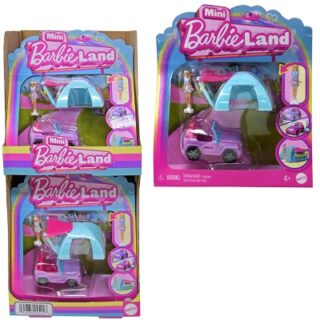 MINI BARBIE LAND JEEP 3 PC