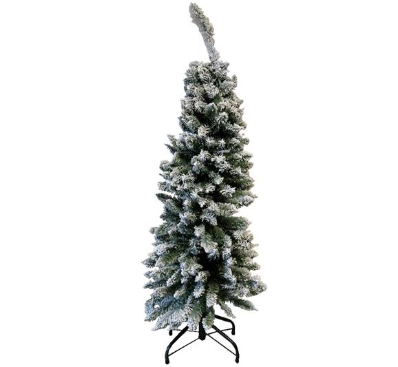 Árbol de Navidad Nevado Tipo Lápiz de 120 cm
