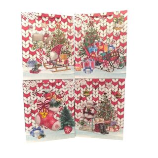 Bolsa de Regalo Navideña 31 x 40 x 12 cm Diseños