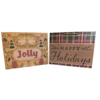 Bolsa de Regalo Navideña Kraft de 50.8 x 40.5 cm