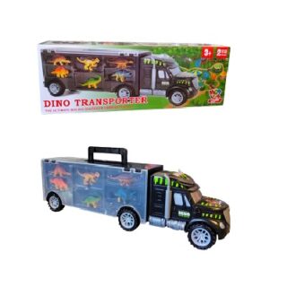 CAMION DE JUGUETE CON DINOSAURIOS 6 PC 41 X 14 CM