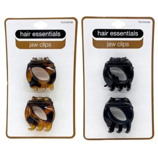 SET DE GANCHOS COLOR NEGRO 2 PC