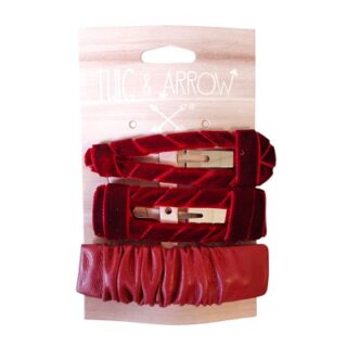 GANCHOS PARA PELO DE TERCIOPELO 3 PC