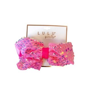 GANCHO CON MOÑA COLOR ROSADO