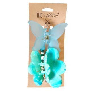 GANCHOS PARA PELO DE PLASTICO 2 PC