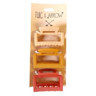 GANCHOS PARA PELO 3 PC VARIOS COLORES 6 CM