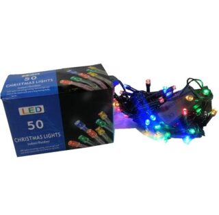 Serie de 50 Luces LED Navideñas Multicolor de 3 m