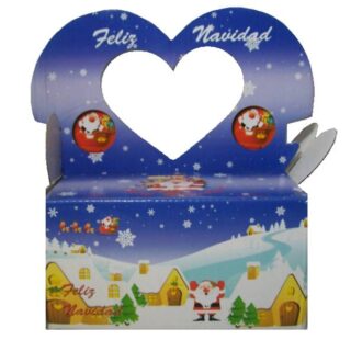 Caja de Regalo Navideña con Diseño Feliz Navidad