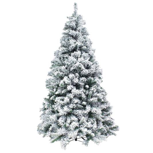 Árbol de Navidad 240 cm Pino Aguja Nevado