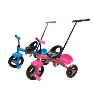 TRICICLO 78 LARGO X 60 ALTO SUPER STAR ROSADO Y AZUL