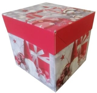 Caja de Regalo Navideña 10 x 10 x 10 cm