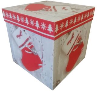 Caja de Regalo Navideña 15 x 15 x 15 cm