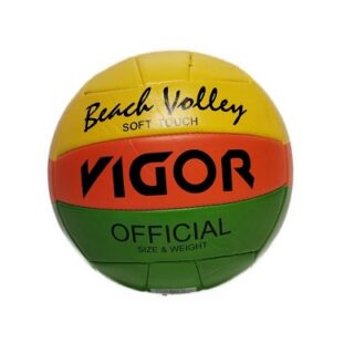 PELOTA DE VOLLEYBALL NO 5 VIGOR NARANJA VERDE Y AMARILLO