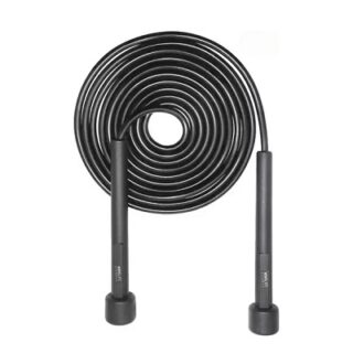 CUERDA DE CABLE PARA SALTAR COLOR NEGRO 60 CM