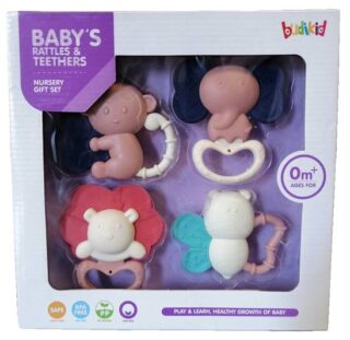SET DE SONAJAS PARA BEBE 4 PC BUDIKID