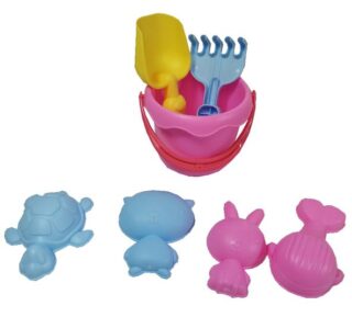 CUBETA CON ACCESORIOS PARA PLAYA 7 PC