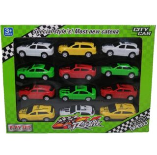 SET DE CARROS 12 PC CITY CAR