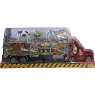 CAMION PLASTICO DE 29 CM CON ANIMALES