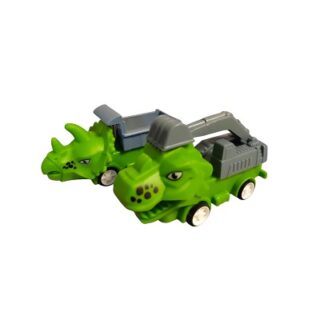 CARROS DE DINOSAURIO COLOR VERDE 2 PC