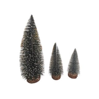 Set de 3 Árboles Navideños Decorativos Verdes