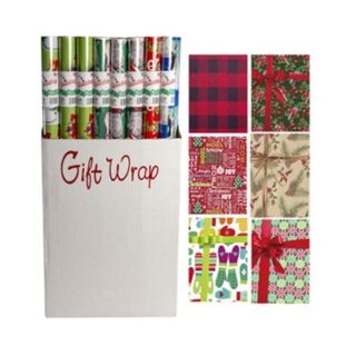 Papel de Regalo Navideño de 30 x 16 Pulgadas