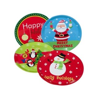 Plato de Melamina Navideño 36 cm