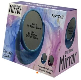 ESPEJO OVALADO GIRATORIO 19 CM