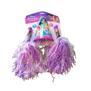 SET DE POMPONES DE LAS PRINCESAS 3 PC