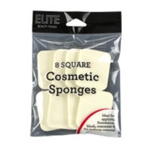 ESPONJAS COSMETICAS CUADRADAS 8 PC