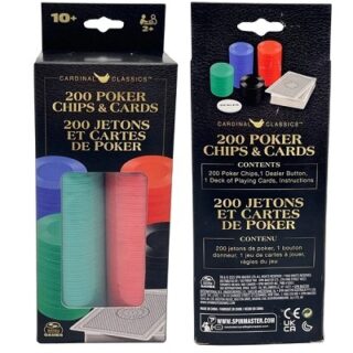 FICHAS DE POKER Y CARTAS DE JUEGO