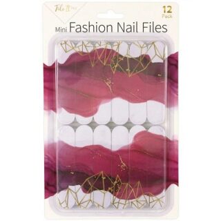 PAQUETE DE 12 MINI LIMA DE UÑAS FILE IT PRO