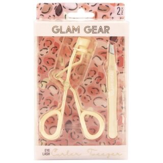 SET DE DOBLA PESTAÑAS Y PINZAS GLAM GEAR 2 PC