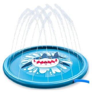 JUEGO DE AGUA ASPERSOR INFLABLE SHARK DE 1.73 CM