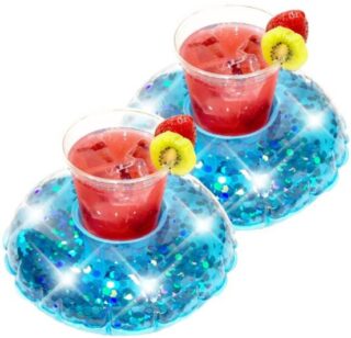 FLOTADOR PARA BEBIDAS 2 PC POOL CANDY