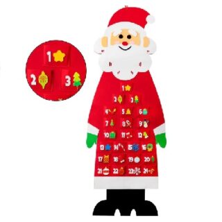 Calendario de Adviento Navideño 45 x 17 pulgadas