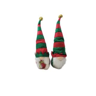 Pareja de Elfos Navideños 2 Piezas 34 cm