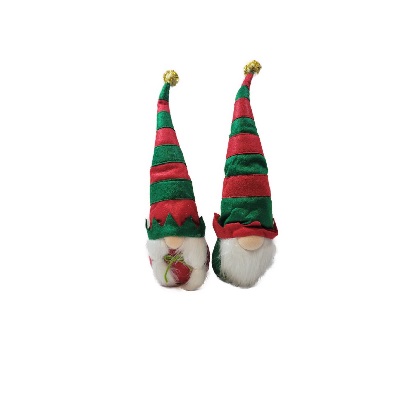 Pareja de Elfos Navideños 2 Piezas 34 cm