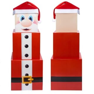 Caja de Regalo Navideño 24 Piezas Varios Tamaños
