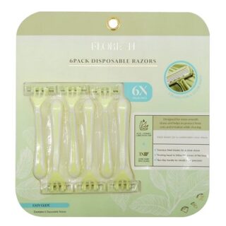SET DE 6 RASURADORAS DESECHABLES FLORESH
