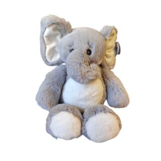 PELUCHE DE ELEFANTE COLOR GRIS 33 X 19 CM