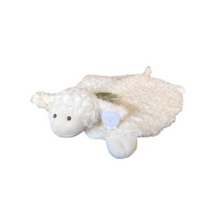 PELUCHE PARA BEBE COLOR BLANCO 55 X 52 CM