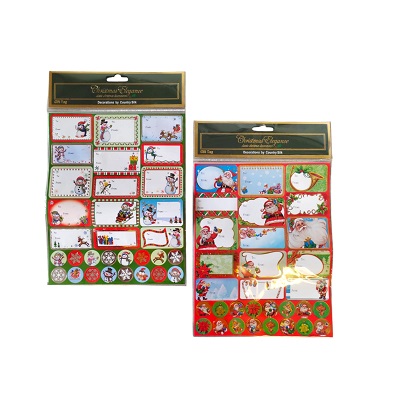 Stickers Navideños para Regalo 62 Piezas