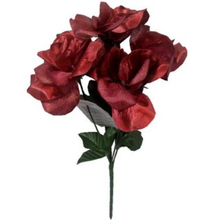 Adorno Navideño 33 cm Rosa Metálica
