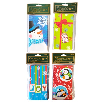 Sobres Navideños Diseños Surtidos 16 x 9 cm
