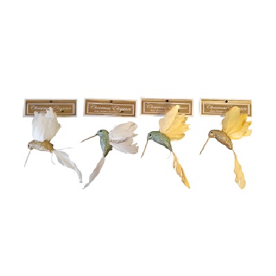 Decoración Navideña de Colibrí 20 cm