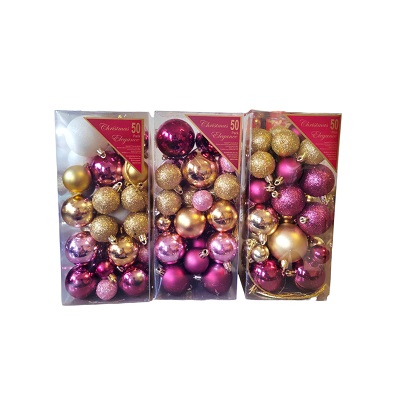 Set de 50 Esferas Navideñas