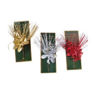 Flores Navideñas Decorativas 32 cm