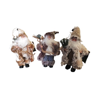 Figura de Santa Claus Navideña Diseños Surtidos 24 cm