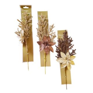 Flor Navideña Decorativa 45 cm