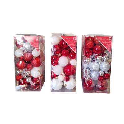 Set de 50 Esferas Navideñas